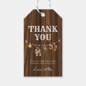 Rodeo Wild West rustieke cowboy Western verjaardag Cadeaulabel (Voorkant)