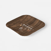 Rodeo Wild West rustieke Westerne cowboy Verjaarda Papieren Bordje (Gebogen)