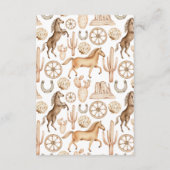 Rodeo Woorden van Wijsheid Baby Advies Kaart (Achterkant)