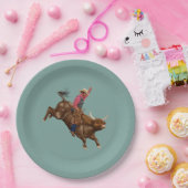  rodeocowboy papieren bordje (Feest)