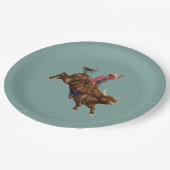  rodeocowboy papieren bordje (Gekanteld)