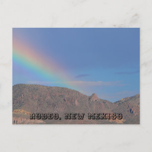 Rodeo's Regenboog Nabij Ansichtkaart Briefkaart