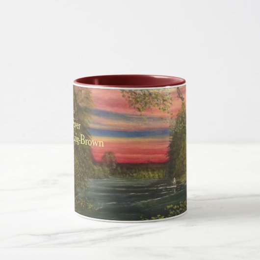 Roderick Haig-Brown in de Campbell rivier. BC Vist Mok (Midden)