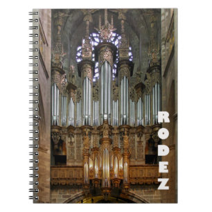 Rodez Cathedraal Orgels notitieboek