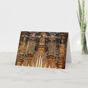 Rodez kathedraal orgel seizoensgroeten feestdagen kaart
