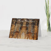 Rodez kathedraal orgel seizoensgroeten feestdagen kaart (Voorkant)