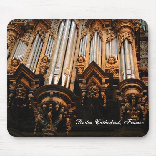 Rodez organ mousepad muismat (Voorkant)