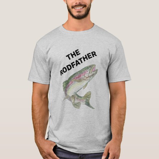 Rodfather Fisherman's T-Shirt (Voorkant)