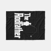 Rodfather Funny Fisherman T Shirt Zee Fleece Deken (Voorkant (Horizontaal))