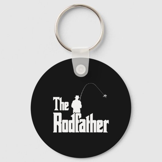 Rodfather Funny Fisherman T Shirt Zee Sleutelhanger (Voorkant)