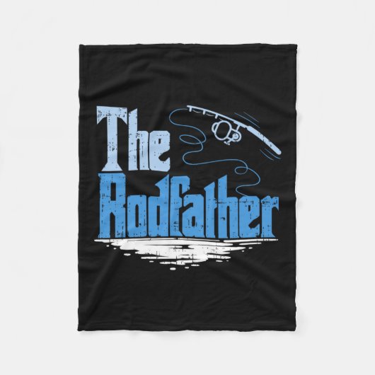 Rodfather Funny Vist Parody Fleece Deken (Voorkant)