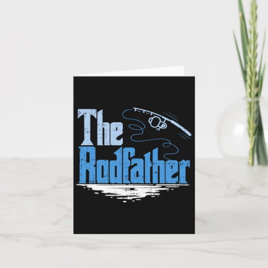 Rodfather Funny Vist Parody Kaart (Voorkant)