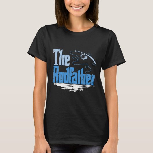 Rodfather Funny Vist Parody T-shirt (Voorkant)