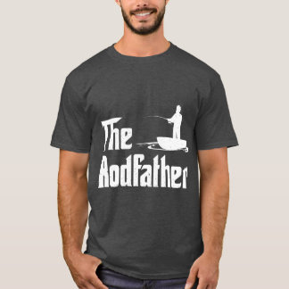 Rodfather Funny Vist voor Fisherman Gift T-shirt