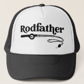 Rodfather hengelvaders die graag vissen trucker pet (Voorkant)