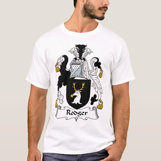 Rodger Family Crest T-shirt (Voorkant)