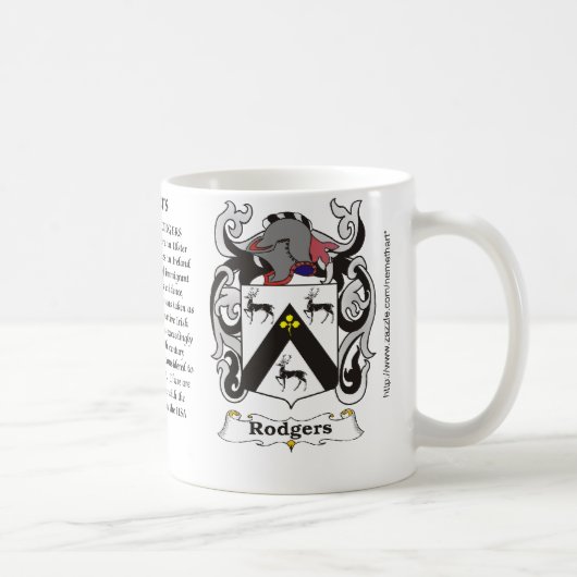 Rodgers Family Coat of Arms mok (Rechts)
