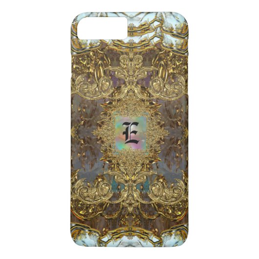 Rodgette Moore Elegant Monogram 7 Plus Case-Mate iPhone Case (Achterkant)