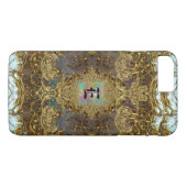 Rodgette Moore Elegant Monogram 7 Plus Case-Mate iPhone Case (Achterkant (Horizontaal))