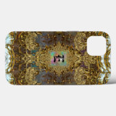 Rodgette Moore Elegant Monogram Case-Mate iPhone Case (Achterkant (horizontaal))