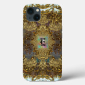 Rodgette Moore Elegant Monogram Case-Mate iPhone Case (Achterkant)