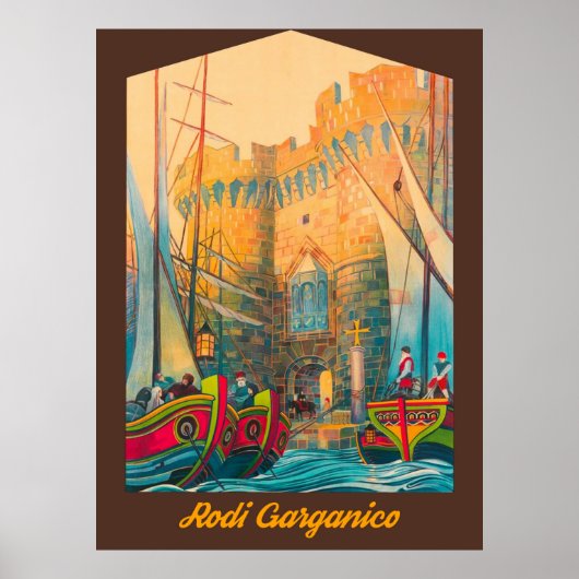 Rodi Garganico, Italië Poster (Voorkant)
