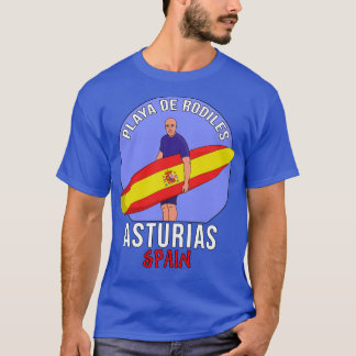 Rodiles Beach Asturias Spanje T-shirt