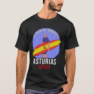 Rodiles Beach Asturias Spanje T-shirt