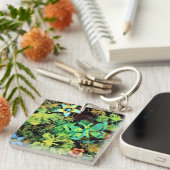 Rodilius acrylic key ring, vlinder en ventilator sleutelhanger (Voorkant Rechts)