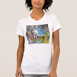 Rodin schilderen in Vegas T-shirt