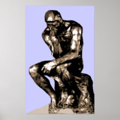 Rodin "The Thinker" - Canvas Poster (Voorkant)
