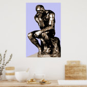 Rodin "The Thinker" - Canvas Poster (Keuken)
