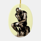 Rodin The Thinker Christmas Ornament (Voorkant)