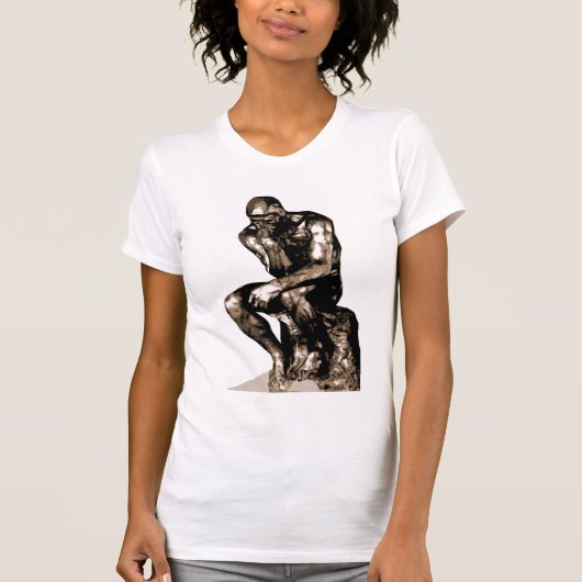 Rodin "The Thinker" - T-Shirt (Voorkant)