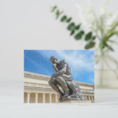 Rodin Thinker Statue Briefkaart (Staand voorkant)