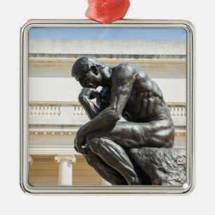 Rodin Thinker Statue Metalen Ornament
