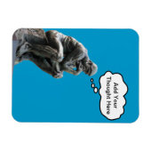 Rodin's denker - Voeg je eigen visie toe Magneet (Horizontaal)