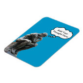 Rodin's denker - Voeg je eigen visie toe Magneet (Linkerzijde)