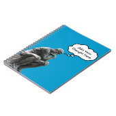 Rodin's denker - Voeg je eigen visie toe Notitieboek (Linkerzijde)