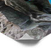 Rodin's denker - Voeg je eigen visie toe Poster (Hoek)