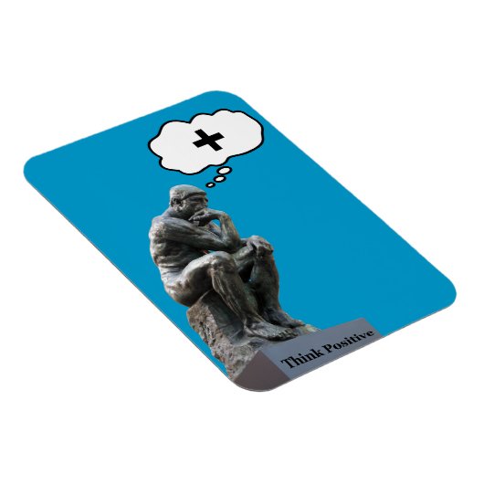 Rodin's Dinkerbeeld - Positief denken Magneet (Rechterzijde)