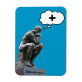 Rodin's Dinkerbeeld - Positief denken Magneet (Verticaal)