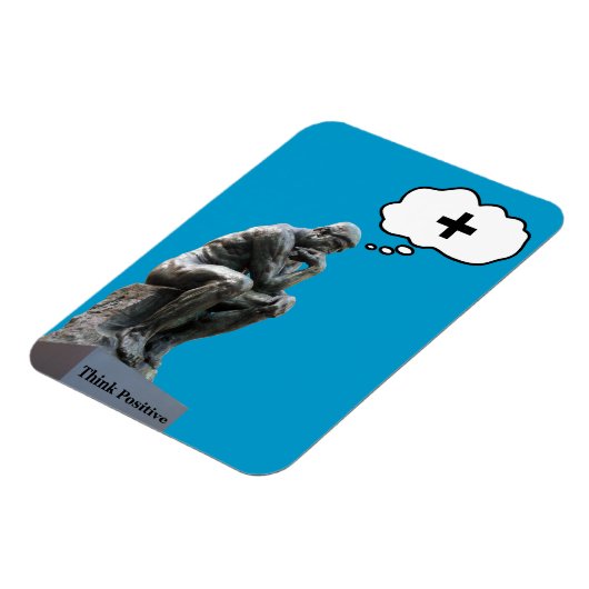 Rodin's Dinkerbeeld - Positief denken Magneet (Linkerzijde)