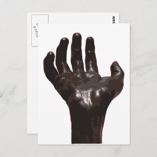Rodin's Hand Briefkaart (Voorkant / Achterkant)