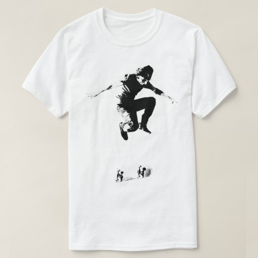 Rodney Mullen Treflip B_amp_W Grafisch T-shirt (Design voorkant)