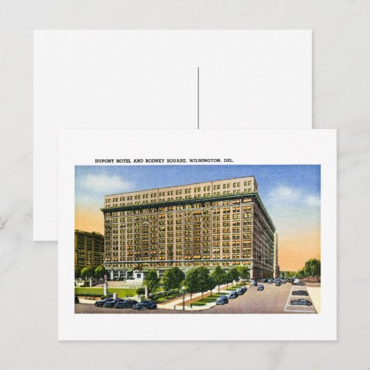 Rodney Square, Wilmington Delaware Briefkaart (Voorkant / Achterkant)