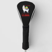 Rodolfo de rode nosse llama golfheadcover (Voorkant)