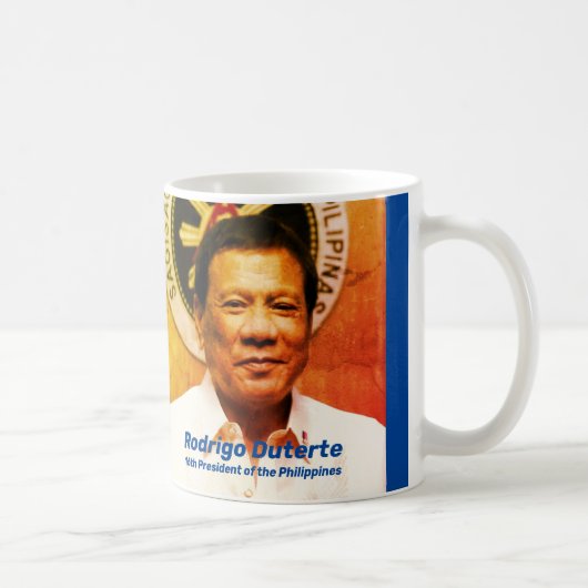 Rodrigo Duterte, 16de President der Filipijnen Koffiemok (Rechts)