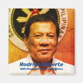 Rodrigo Duterte, 16de President der Filipijnen Magneet (Voorkant)