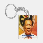 Rodrigo Duterte, 16de President der Filipijnen Sleutelhanger (Voorkant Links)
